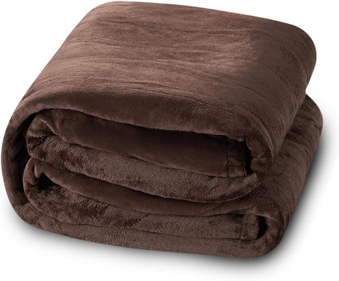 Electric Heated Blanket Full Size 72”x84”,Cozy Soft Warmth with 5 Heating Settings 10 Hours Auto-Off, Long Cord Energy-Saving, for Bed, Fast Heating Machine Washable, Dark Brown