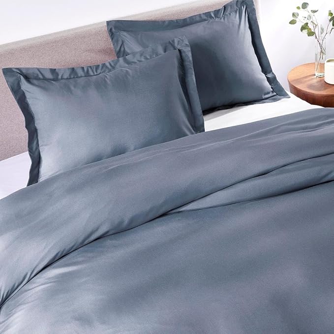 PeachSkinSheets 1500tc Level of Softness Soft Cooling Duvet Cover Set King/California King - French Blue