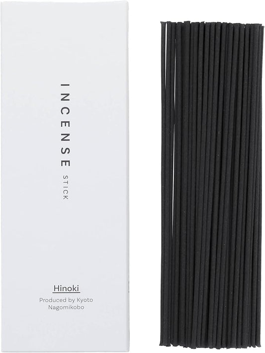 Kyoto Hinoki Incense Sticks - Japanese Temple Aroma, Ideal for Relaxation & Meditation, Approx. 60 Sticks (0.044 Pounds) - Premium Quality Incense for Spiritual & Home Use Nagomikobo