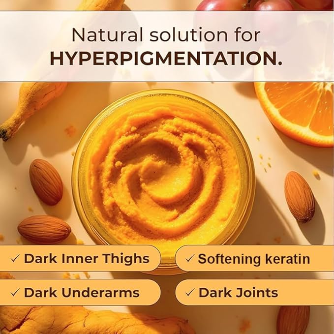 Turmeric Body Glow Scrub - 9.9 oz | Deep Exfoliating Cream