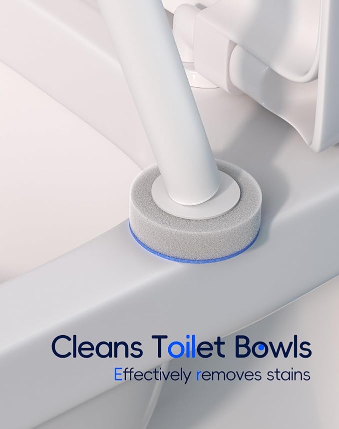 Disposable Toilet Cleaning System - Toilet Wand Kit with 18 High-Performance Refills, Wall Mounted Toilet Brush and Holder for Deep Cleaning Bathroom
