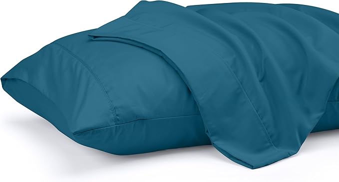 Pillow Covers by Utopia Bedding - Queen Size 2-Pack – Soft Brushed Microfiber – Perfect for Hospitals, Hotels, Guest Rooms – Oeko-TEX Certified, 20x30 Inches (Denim Blue)