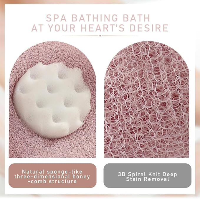 Super Soft Sunflower Suction Cup Bath Ball, ponge Mesh Pouf Shower Ball for Women, Men Shower,2024 Upgraded 2-in-1 Sunflower Bath Ball,Exfoliating Bath Sponge Cleaning Brush. (Purple+Green)