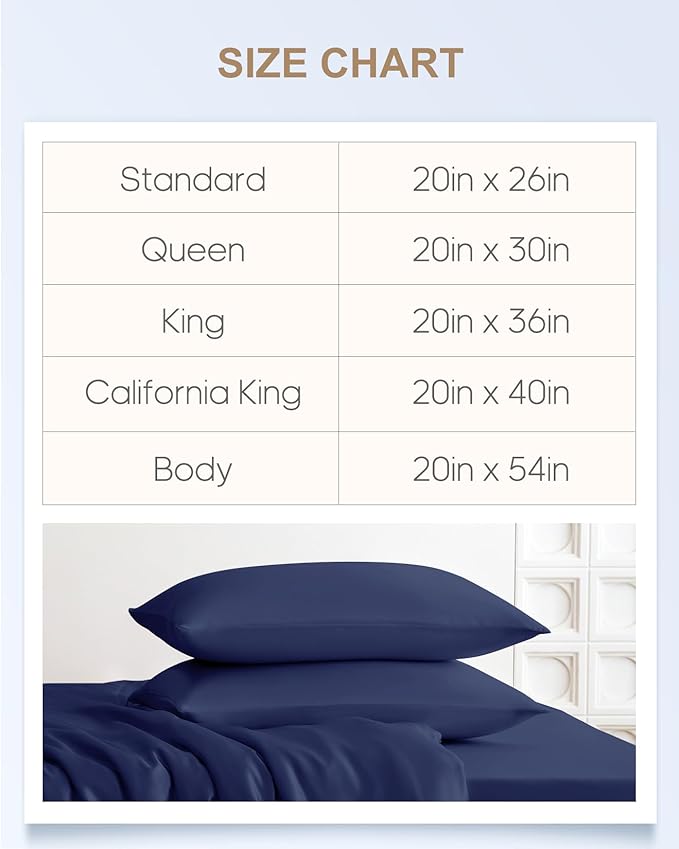 THXSILK Set of 2 100% Mulberry Silk Pillowcases for Hair and Skin, Grade 6A+ 22 Momme Mulberry Silk Pillow Case with Hidden Zipper, Soft Smooth Navy Blue Pillowcases(2pcs, Queen 20"x30")