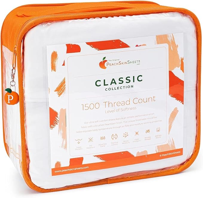 PeachSkinSheets 1500tc Level of Softness Soft Cooling Duvet Cover Set | Queen/Full Size - Mint Julep