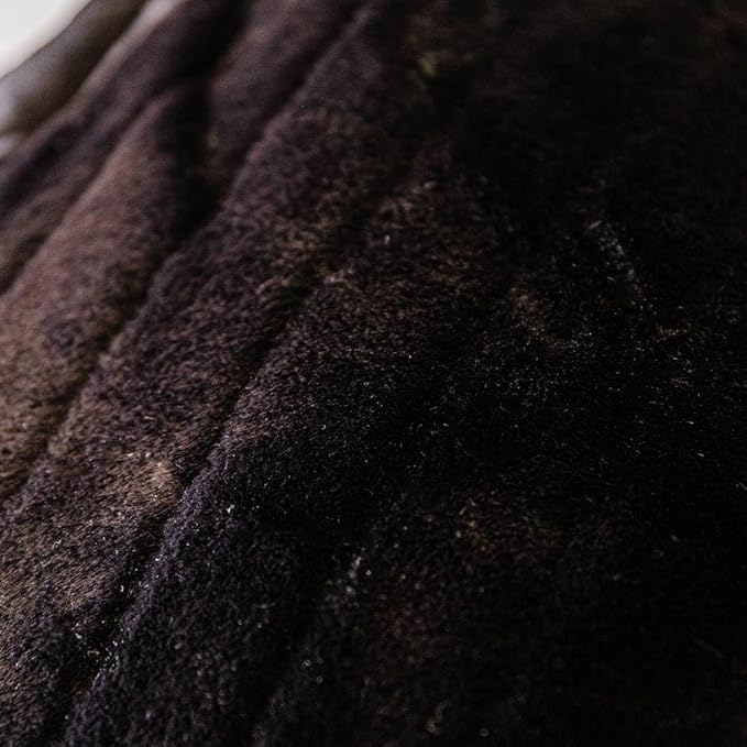 Minky Designs Jaguar Black Minky Blanket – Ultra Soft Faux Fur Throw Blanket for Couch, Bed & Home – Fluffy, Warm & Luxurious – Posh Collection (Medium, 50x60)