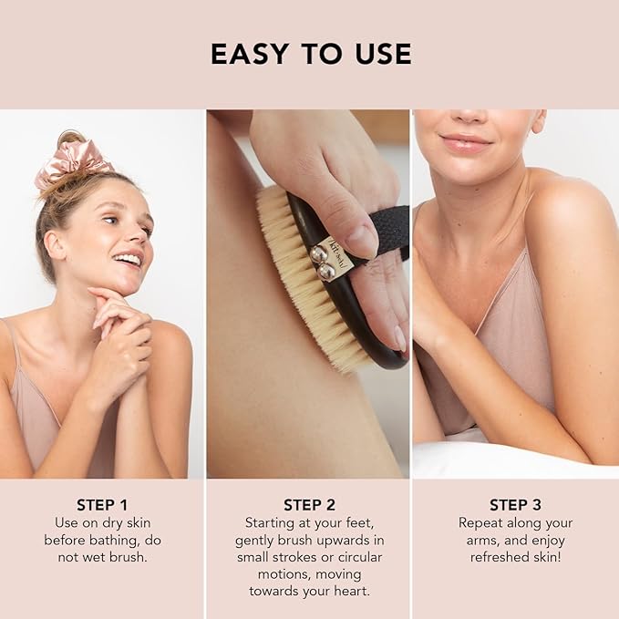 Kitsch Dry Brushing Body Brush & Shea Butter Exfoliating Bar Soap with Discount
