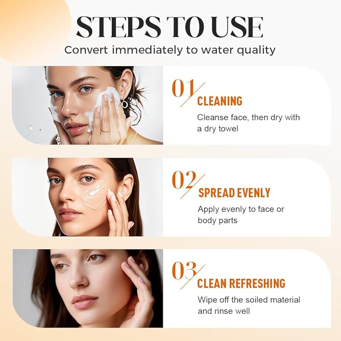 Orange Exfoliating Gel for Face & Body,Deep Pore Cleansing Gel Peeling Scrub,Remove Blackheads Moisturize Cleansing Scrub,Gentle Exfoliator for All Skin Types (Orange/1pcs, 100ML)