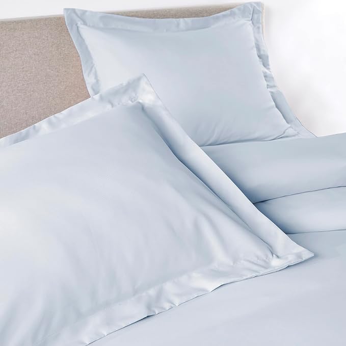 PeachSkinSheets 1500tc Level of Softness Soft Cooling Duvet Cover Set | King/Cali King Size - Beach Blue