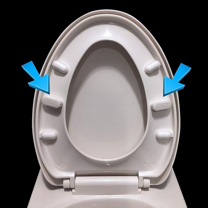 APURE BIDET Toilet Seat Bumper for Bidet with Strong Adhesive (4pcs)