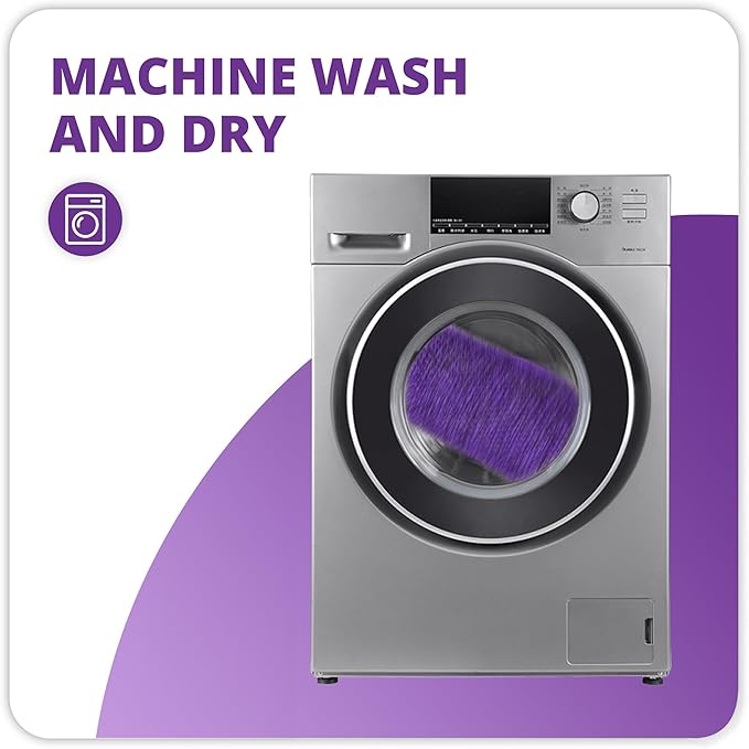 Bath Mat,Ultra Thin Bathroom Runner Rugs,Large Bath Mats for Bathroom,Quick Dry,Non-Slip,Machine Washable,Low Pile,Bath Rug,Shower Outside,Sink,Home Decor Accessories.Purple,1'9"x3'11"（21x47inch）