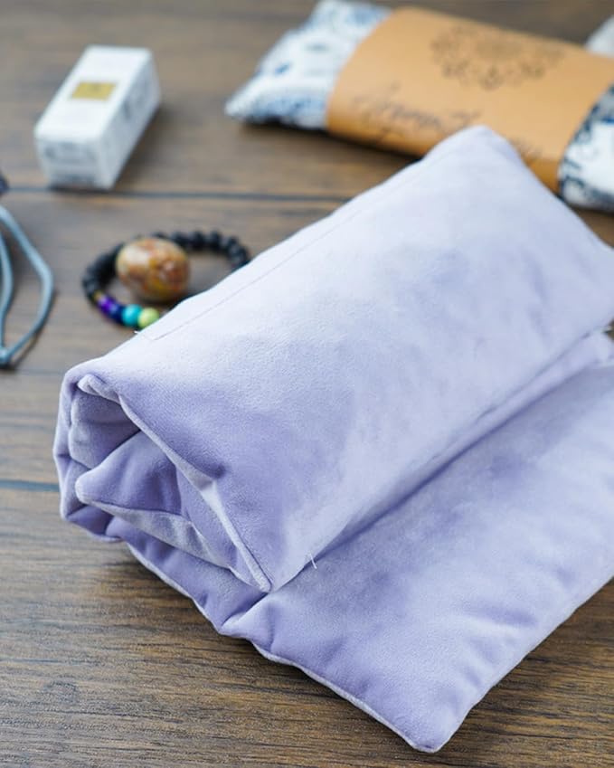 Small Microwave Heating Pad for Neck and Shoulder, Microwavable Versatile Cold/Heated Muscle Ache, Soothing Fatigue Wrap for Back Pain and More, Moist Heat Pad Warm Compress (8x17 inch)