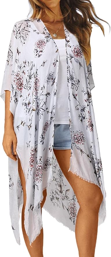 Moss Rose Women Summer Bikini Kimono Bathing Suit Cover Ups for Swimwear
