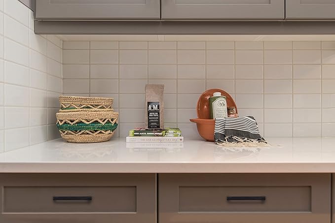Ravinte 5 Pack Solid 3 Inch Center to Center Slim Square Bar Drawer Handles Kitchen Cabinet Handles Black Drawer Pulls Kitchen Cabinet Hardware Kitchen Handles Matte Black Cabinet Pulls