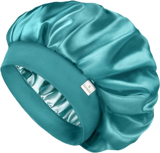 YANIBEST Silk Bonnet for Men Women Hair Bonnet for Sleeping Double Layer Satin Bonnet for Natural Curly Hair Unisex Sleep Cap