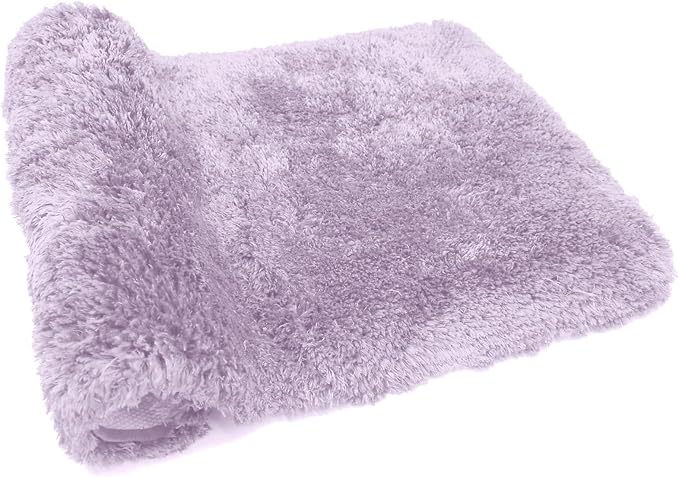 FIFU Bathroom Runner Rug 24" W x 60" L, Bath Mats for Bathroom, Bedroom & Kitchen, Non-Slip Rubber Latex Backing, Comfort & Soft Shower Bathmat & Carpet for Sink, Home & Hallways, Lavender