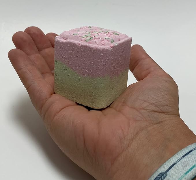 July Birthstone Ruby 3 Piece Gift Set All Natural Bar Soap, Bath Bomb, Shower Steamer Made in USA Palm Oil Free
