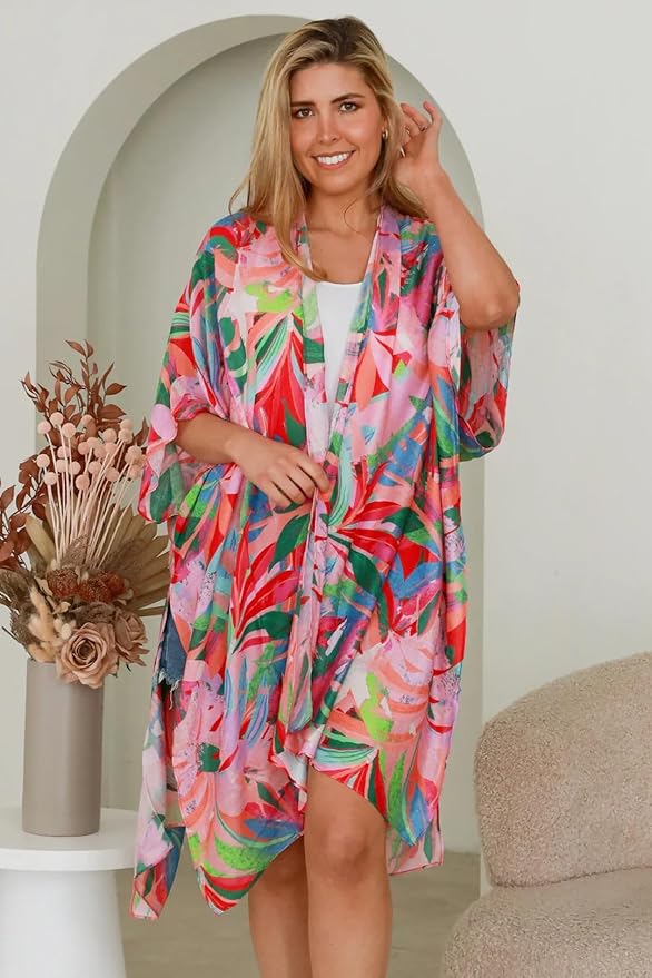 Moss Rose Women Summer Bikini Kimono Bathing Suit Cover Ups for Swimwear