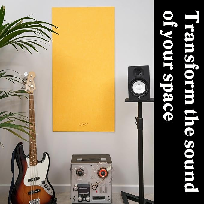 Acoustic Panel, Large, 46" x 23", Pure White
