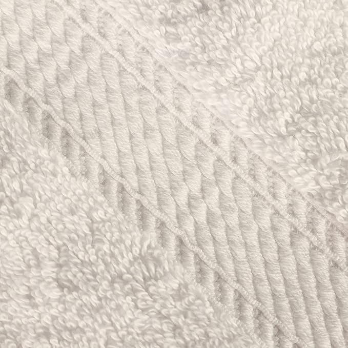 Superior Egyptian Cotton Pile 8 Piece Towel Set, Includes 2 Bath, 2 Hand, 4 Face Towels/Washcloths, Ultra Soft Luxury Towels, Thick Plush Essentials, Guest Bath, Spa, Hotel Bathroom, Cream