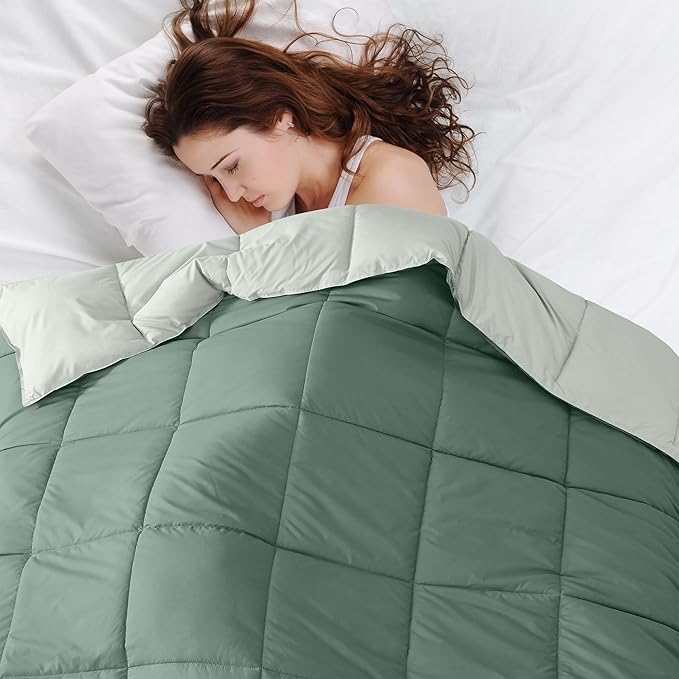 Modern Threads Down Alternative Reversible Comforter Ivory/Sage Green Queen