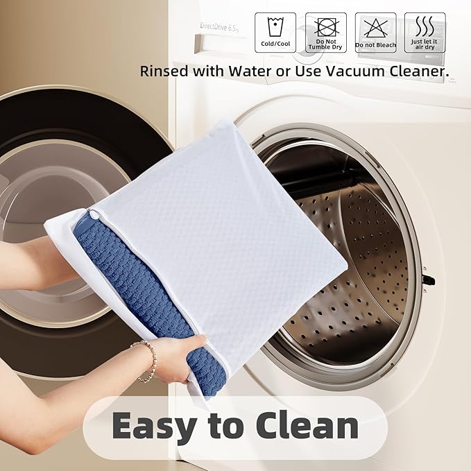 Toilet Rug, Thin Toilet Rugs U Shaped Washable Non Slip Absorbent Quick Dry Low Pile Toilet Mat, Navy Blue 20"x24" U Shape