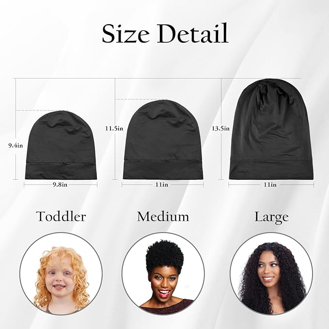 OLESILK 100% Silk Dreadlock Cap, Silk Bonnet for Long Hair, Braid Bonnet for Sleeping, Extra Large Bonnet for Women&Men, Loc Cap Hair Cover