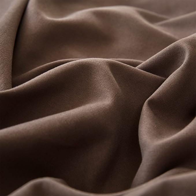 Cottonight Brown Comforter Set Twin Men Boys All Brown Bedding Comforter Set Dark Color Quilts Blanket 3 Piece Breathable Soft Comforter with 2 Pillowcases for Adults Teens Kids Twin Bed
