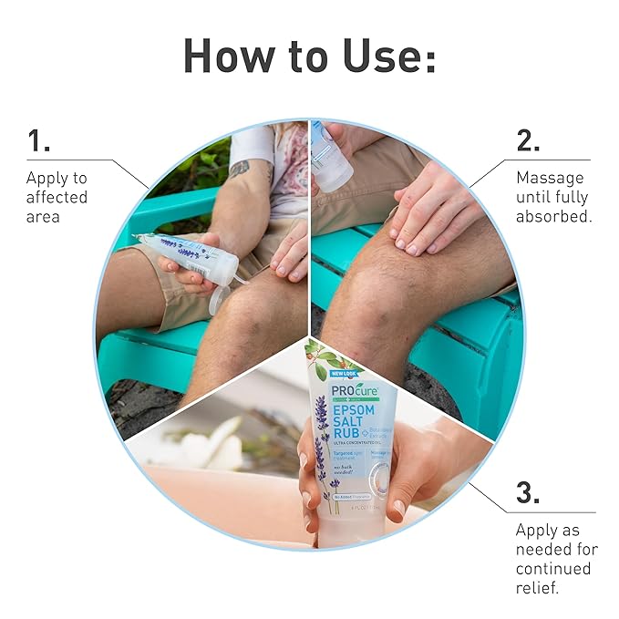 Procure Epsom Salt Rub Gel - 2 Pack