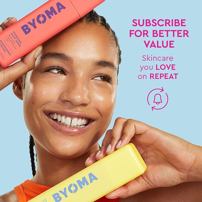 BYOMA Body Care Holiday Gift Set (6-Piece Kit) - Hydrating, Brightening & Sensitive Body Wash & Lotion - Travel Size, Supports Skin Barrier