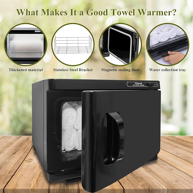 Hot towel warmer, 8L Towel Warmer Spa, Professional Towel Warmer for Facial,Small Towel warmer caddy for Salon,Spa, Message