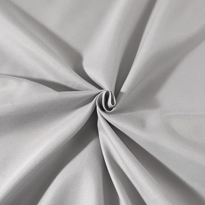 Light Grey Bed Skirt Full Size Ruffled Bed Skirt with Split Corners, Full Bed Skirt 14 Inch Drop, Full Size Bed Skirt Black for Ruffled Bed Skirt with Split Corners, Bed Skirt Full Size