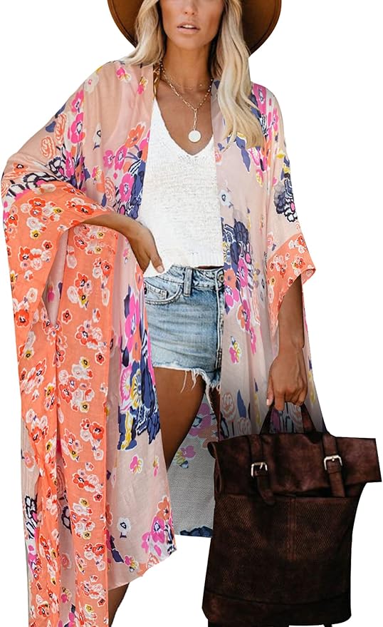 Moss Rose Women Summer Bikini Kimono Bathing Suit Cover Ups for Swimwear