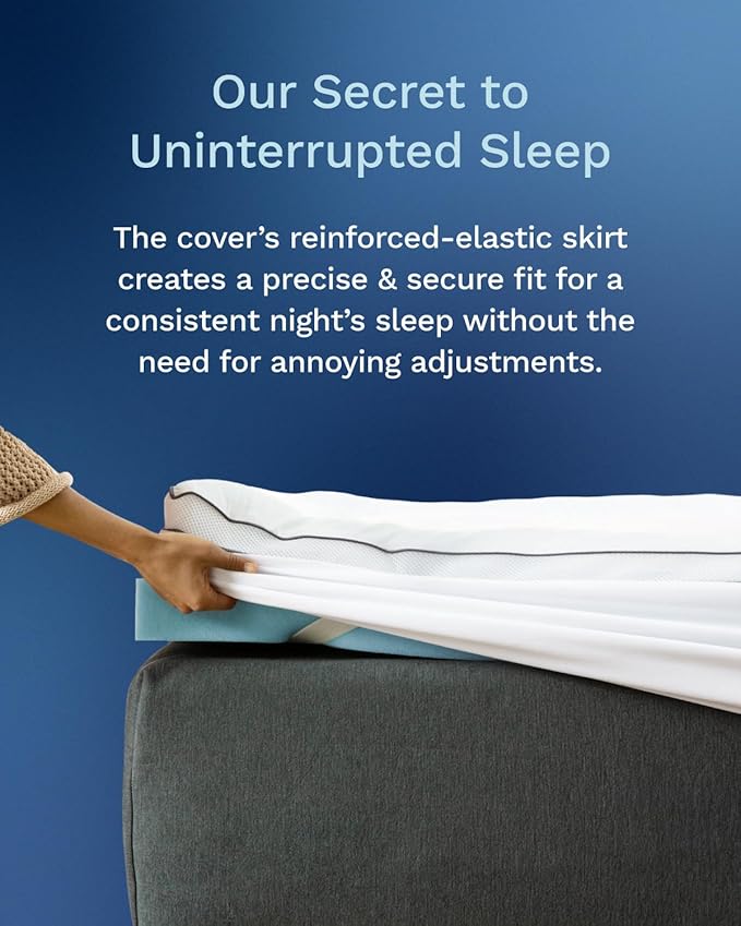 ViscoSoft 4 Inch Pillow Top Memory Foam Mattress Topper Full - Cooling Hybrid Lux Dual Layer Bed Mattress Pad - CertiPur-US Certified