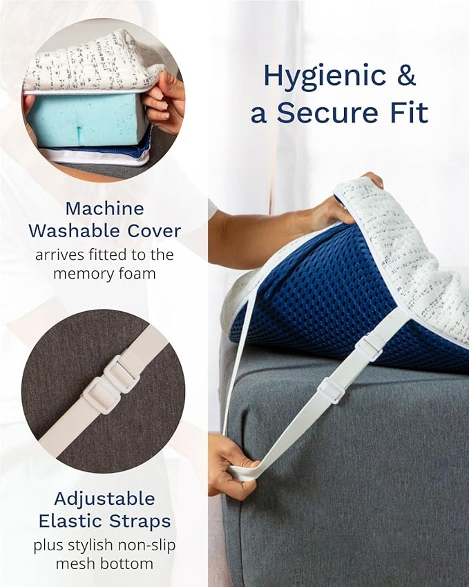 ViscoSoft 3 Inch Memory Foam Mattress Topper Queen - Select High Density Ventilated Mattress Pad - Premium Removable Rayon Cover