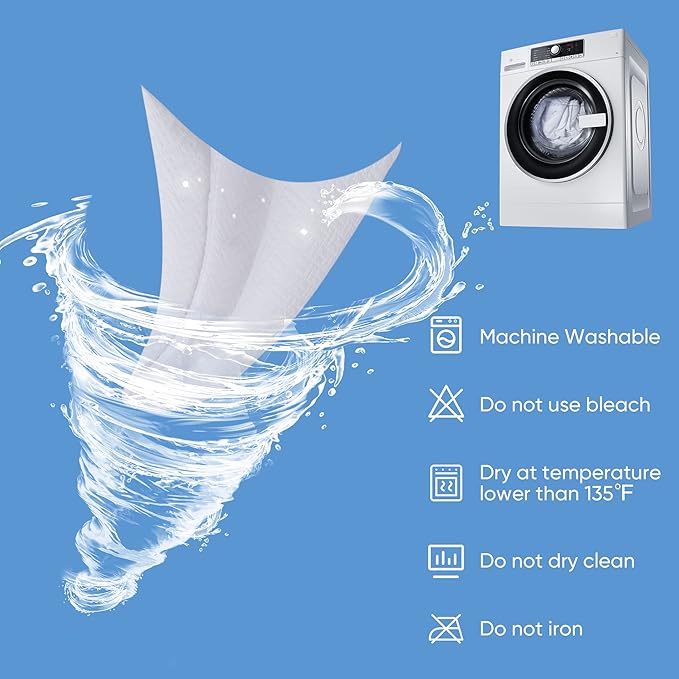 Hanherry 100% Waterproof Mattress Protector California King Size, Mattress Pad Cover 3D Air Fabric Cooling Smooth Soft Breathable Noiseless, 8''-21'' Deep Pocket