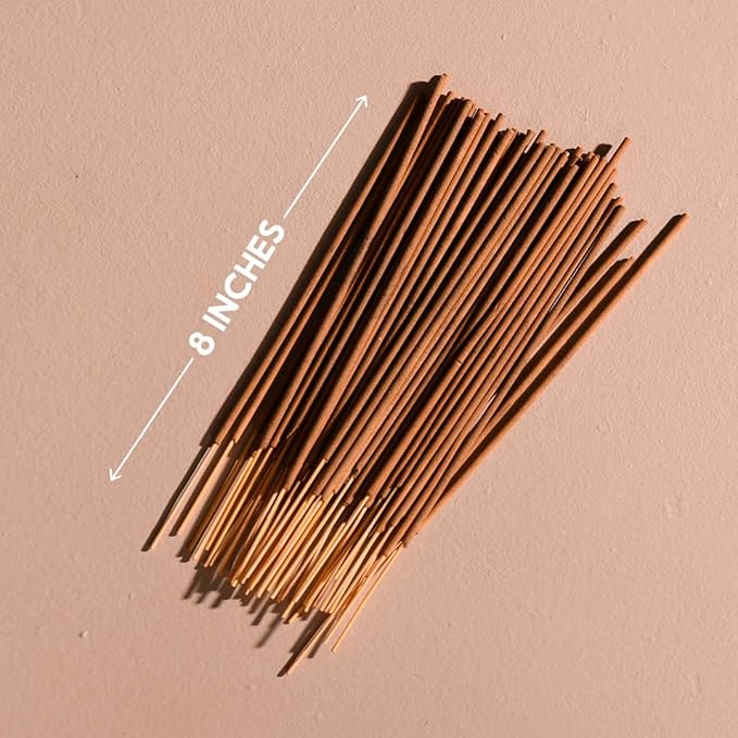 Folkulture Incense Sticks | Set of 100 Insence-Sticks with Holder for Relaxation | Lavender & Chamomile Incense | Organic, Slow Burning & Non Toxic Inscents for Meditation |Relaxing for Sleep