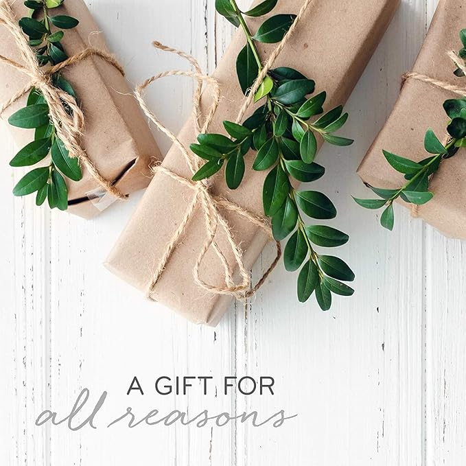 Thymes Frasier Fir Candle - Gilded Collection - Wood Grain Ceramic Design with 24-Karate Gold Rim - Mountain Fresh Fragrance - Elegant Winter Candle Scents - Gifts for Women & Men (Medium, 11 oz)