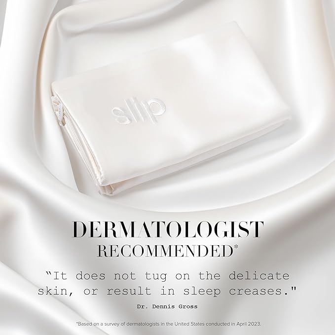 slip The Original Queen Pure Silk Pillow Case - 100% Pure 22 Momme Mulberry Silk - Queen Size Standard Pillow Case - Anti-Aging, Anti-BedHead, Anti-Sleep Crease, Pink (20" x 30")