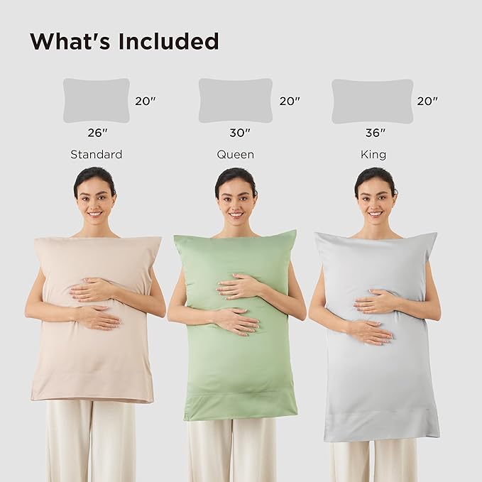 Bedsure Pillow Cases Queen, Cooling Pillow Cases, Rayon Derived from Bamboo Queen Pillowcases Set of 2, Silky Soft & Breathable Bedding Pillow Covers with Envelope Closure, Navy Blue, 20x30 Inches