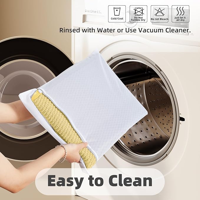 Large Bathroom Rugs Non Slip Washable Bath Rugs Super Absorbent Bathroom Rug Thin Quick Dry Low Pile Bath Mats, Yellow 36"x60"