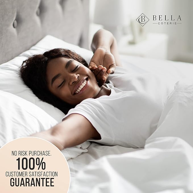 Bella Coterie Luxury Silk Pillowcase for Hair and Skin | 30 Momme | 100% Pure 6A Mulberry Silk | Super Soft | Perfectly Plush [King, Dusty Rose]