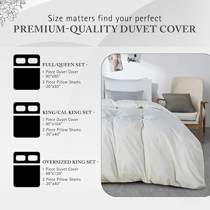 Queen/Full Duvet Cover 1000 Thread Count 100% Egyptian Cotton Luxury Hotel Quality Dark Grey Quilt Cover & Pillow Sham - 5Pc All Season Duvet Cover Set with Zipper Closure, 6 Corner Ties