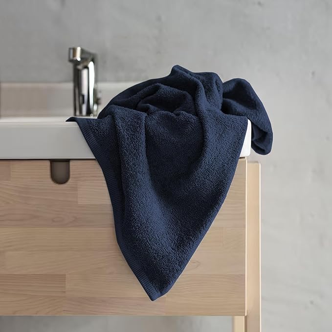 Delara 100% Organic Cotton Towels 650 GSM Plush Feather Touch Quick Dry Bath Towel, Pack of 7 GOTS Certified, Oeko-Tex Green Certified, Organic Cotton Bath Towel, 30"X58"