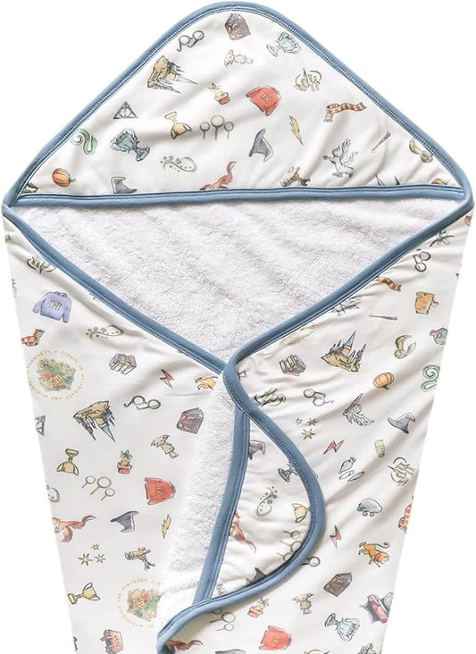 Copper Pearl Hooded Bath Towels Premium Knit/Terry Cloth Baby Towels with Hood, Pockets, and Cool Designs - Great to Gift and Make Bath Time Fun - Baby Bath Towel, Wizarding World™