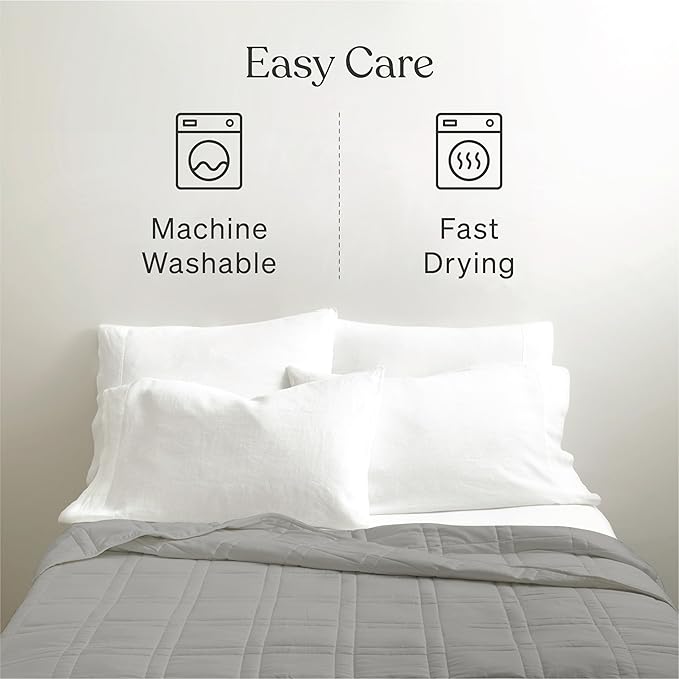 Baloo Weighted Blanket for Adults 20 lb (Silver Sage, 60"x80") | Cool & 100% Cotton | Machine Washable & Dryer Safe | Glass Microbead Fill