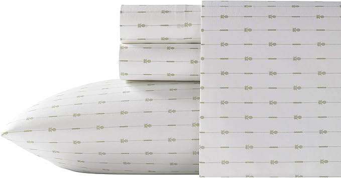 Tommy Bahama - California King Comforter Set, Soft Cotton Bedding with Matching Shams & Bedskirt, Tropical Home Decor (Nador Beige, California King) (OBS)