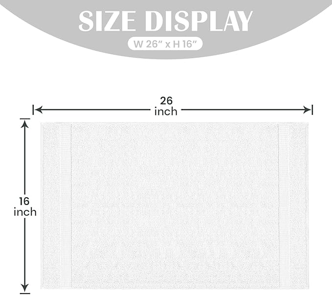 Reed&Pick Salon Towels – 50 Pack White Hand Towels 100% Cotton Spa Towel – 16x27 inches Highly Absorbable Facial, Gym, Hair, Face, Bulk Small Towels