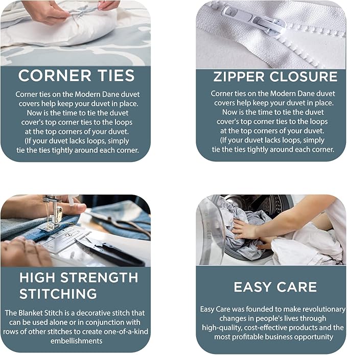 Cotton Pinch Pleated Duvet Cover Queen Full Size 100% Egyptian Cotton 800 Thread Count Pinch Pleated Long Staple Quilt, Silky with Hidden Zipper Closure and 7 Corner Ties 1 Piece Duvet Cover(Teal)