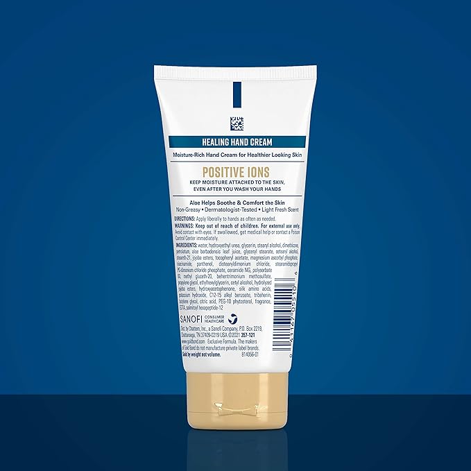 Gold Bond Healing Hand Cream, With Aloe, Hand Lotion for Dry Skin That Lasts Through Handwashing, 3 oz. (Pack of 2)